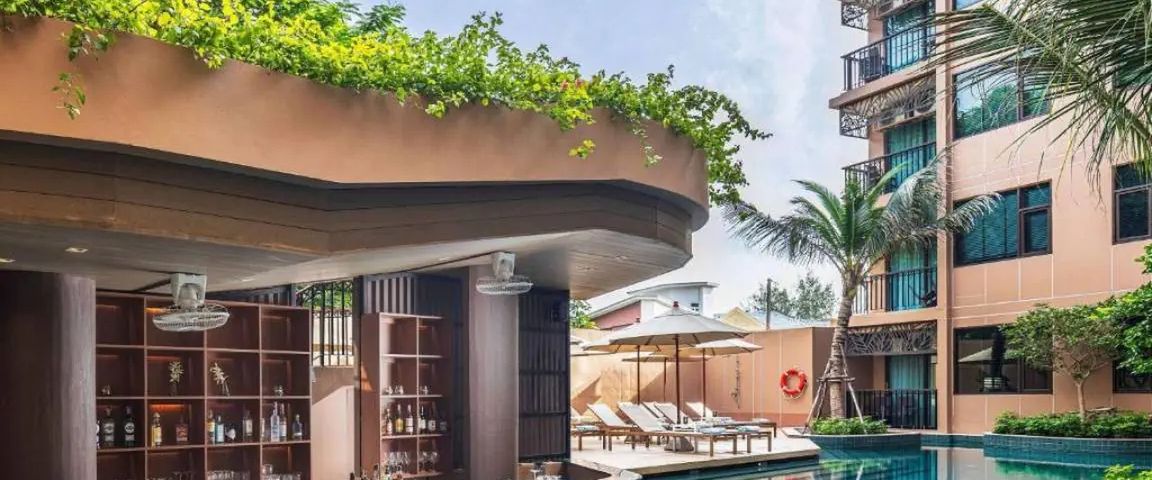 obiekt, pool bar, basen