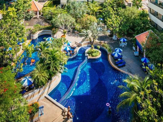 teren hotelu, basen