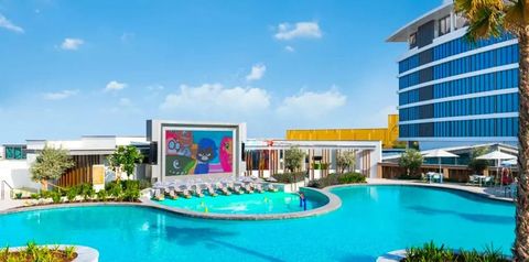 obiekt, teren hotelu, basen