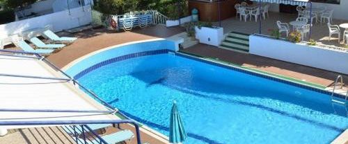 obiekt, teren hotelu, basen