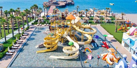 aquapark, zjeżdżalnia, brodzik