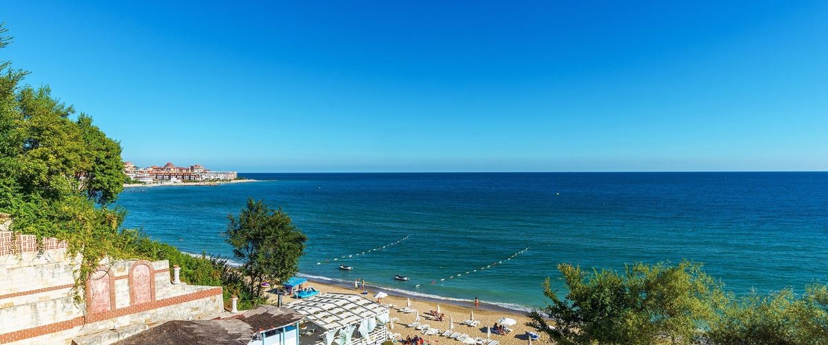 teren hotelu, plaża