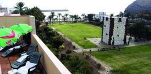 teren hotelu, balkon / taras