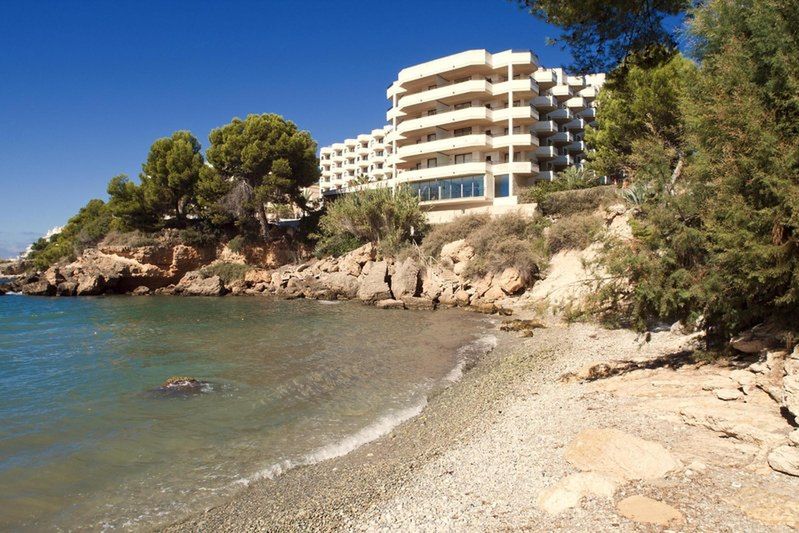 obiekt, teren hotelu, plaża