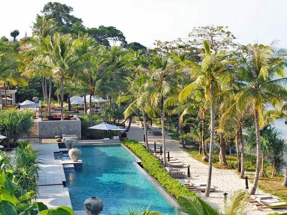 teren hotelu, basen