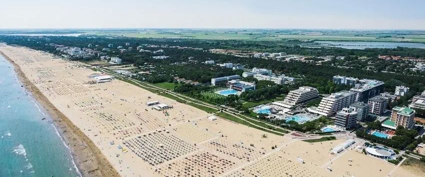 teren hotelu, plaża