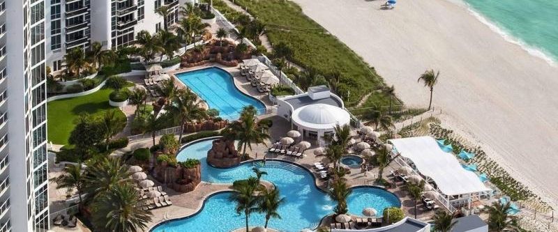 teren hotelu, plaża
