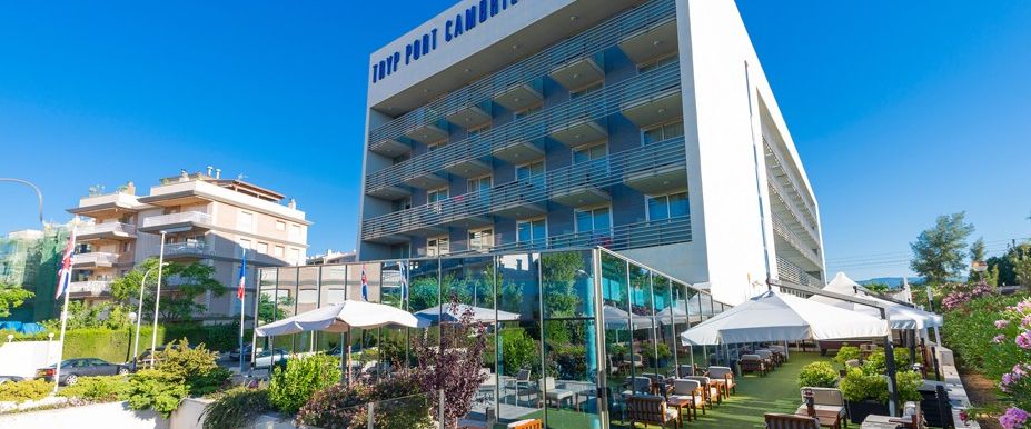 teren hotelu, obiekt