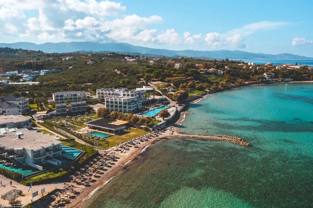 teren hotelu, plaża