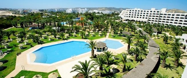 teren hotelu, basen
