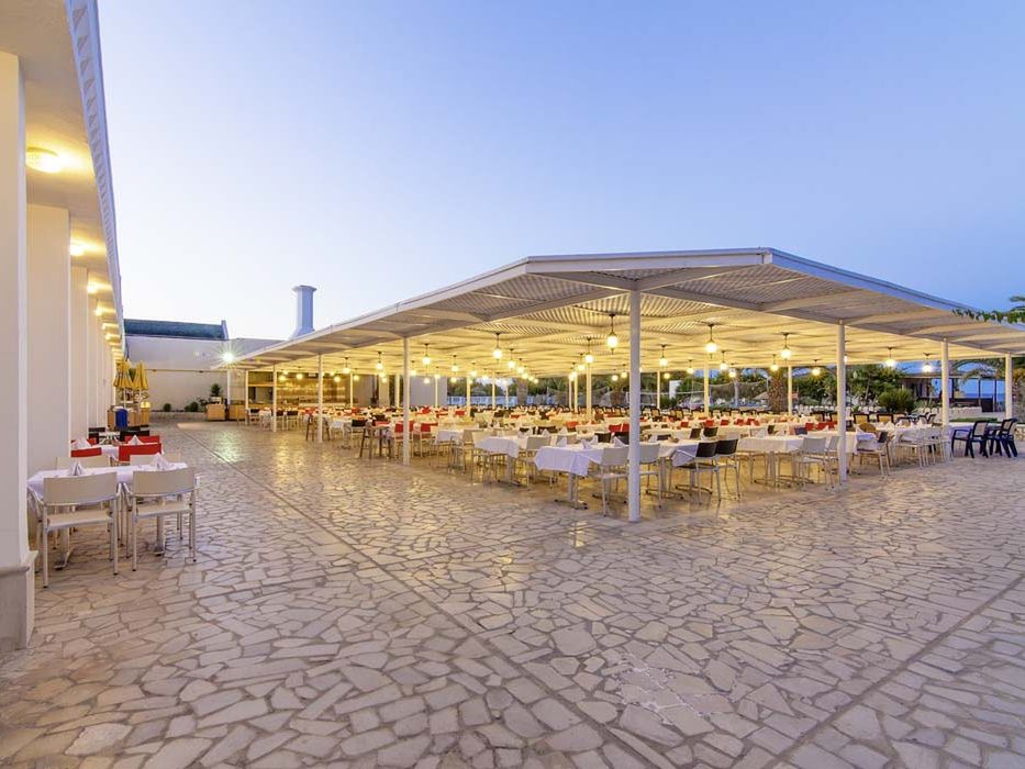 teren hotelu, restauracja