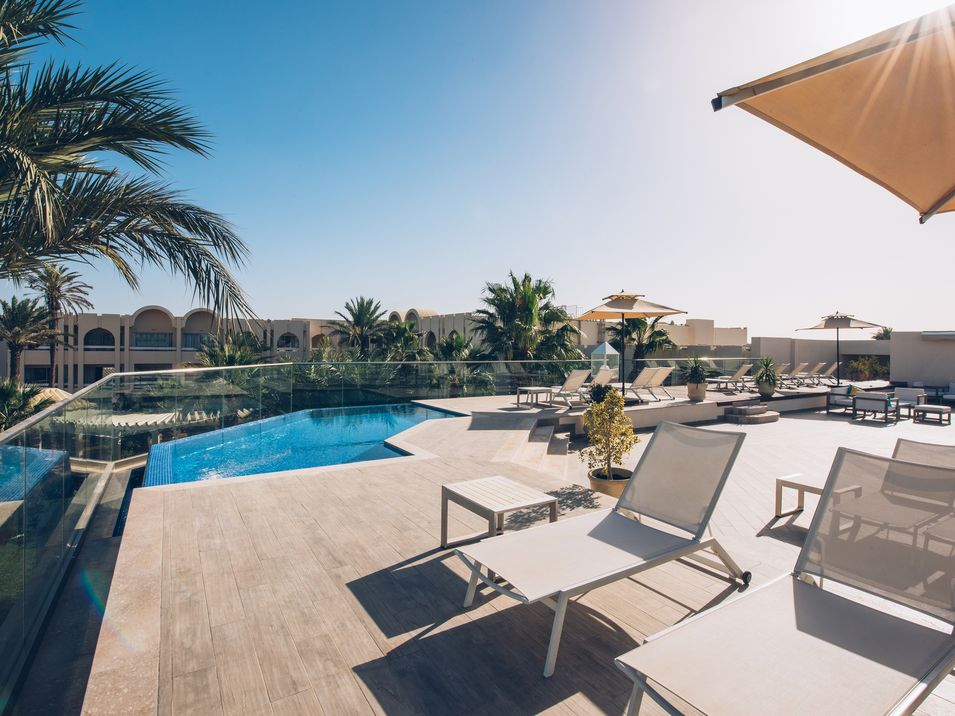 teren hotelu, balkon / taras