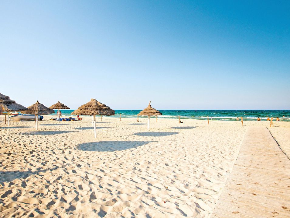 teren hotelu, plaża