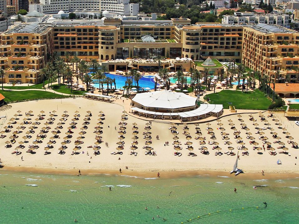 teren hotelu, plaża