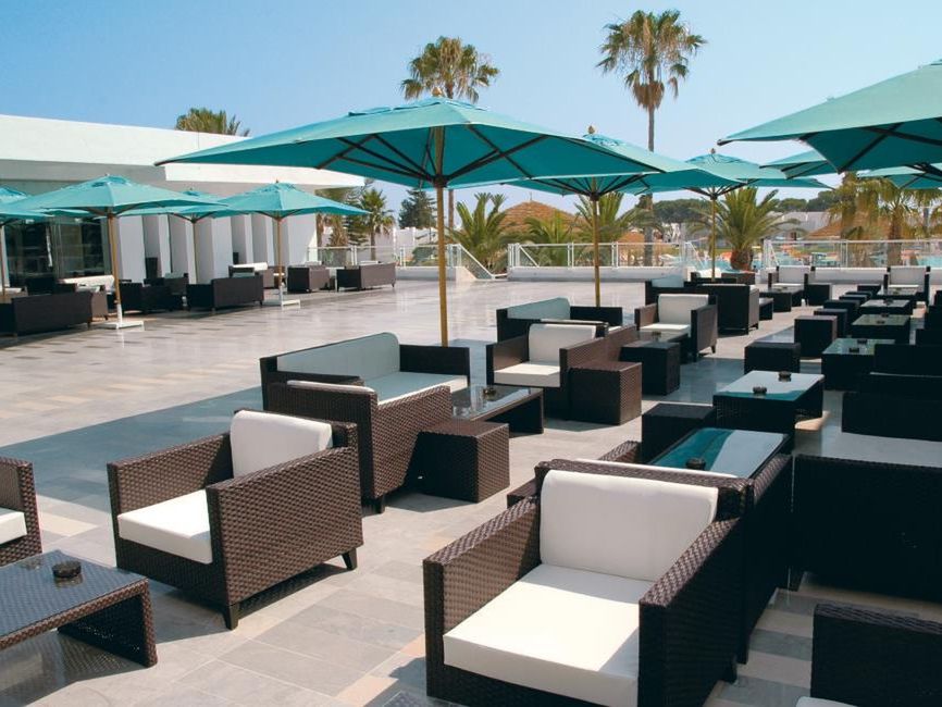 teren hotelu, balkon / taras