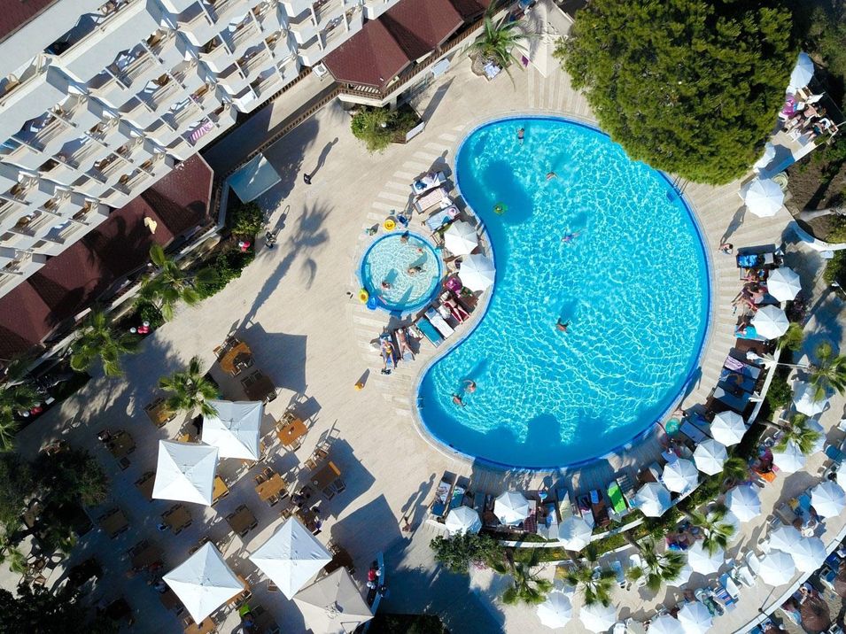 teren hotelu, basen