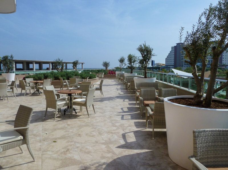 teren hotelu, kawiarnia