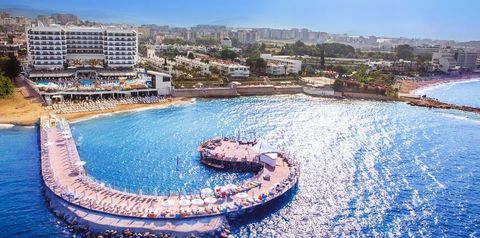 obiekt, teren hotelu, plaża