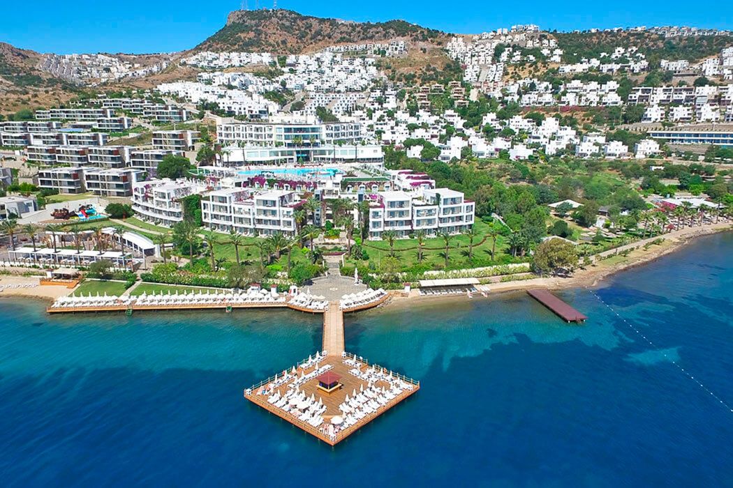obiekt, teren hotelu