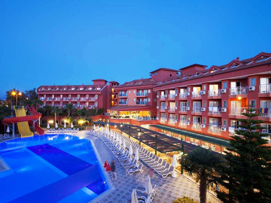 obiekt, teren hotelu