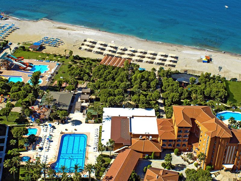 teren hotelu, plaża