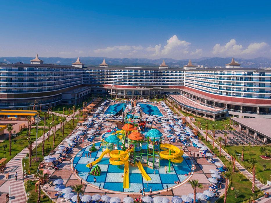 obiekt, teren hotelu, aquapark, brodzik