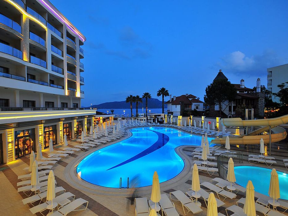 teren hotelu, basen