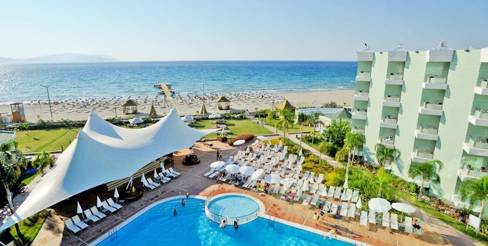teren hotelu, basen