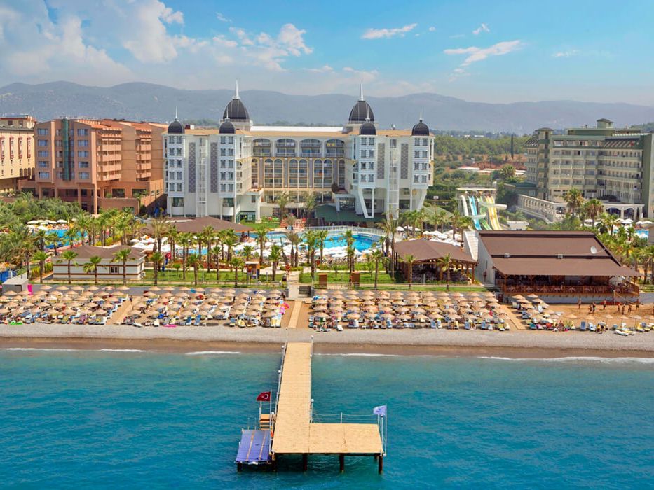 teren hotelu, plaża