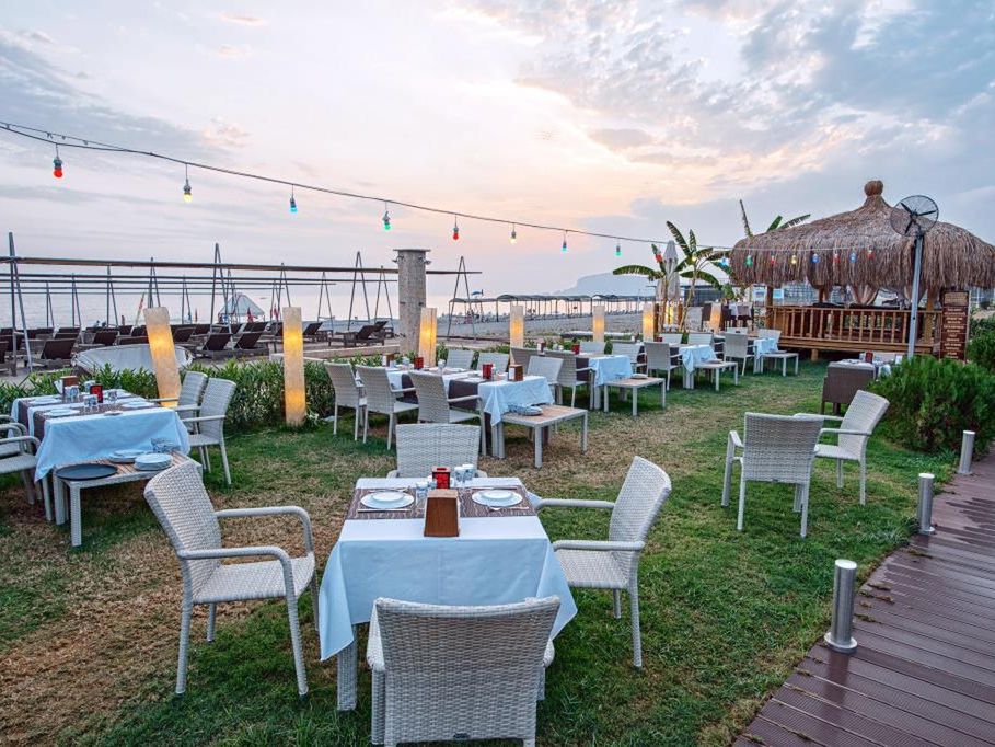 teren hotelu, restauracja