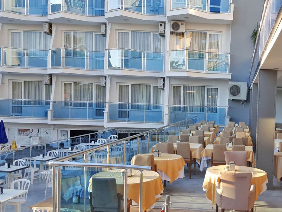 obiekt, teren hotelu