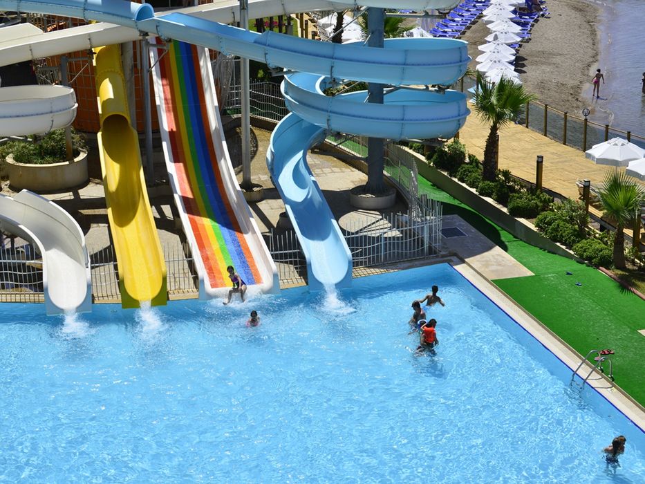zjeżdżalnia, plaża