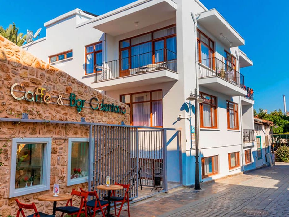 teren hotelu, kawiarnia