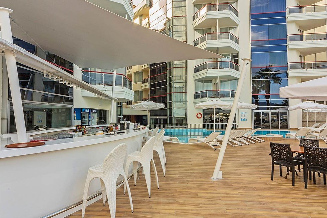 Poseidon (Marmaris) - teren hotelu