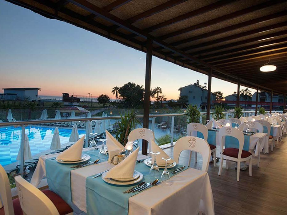 basen, restauracja