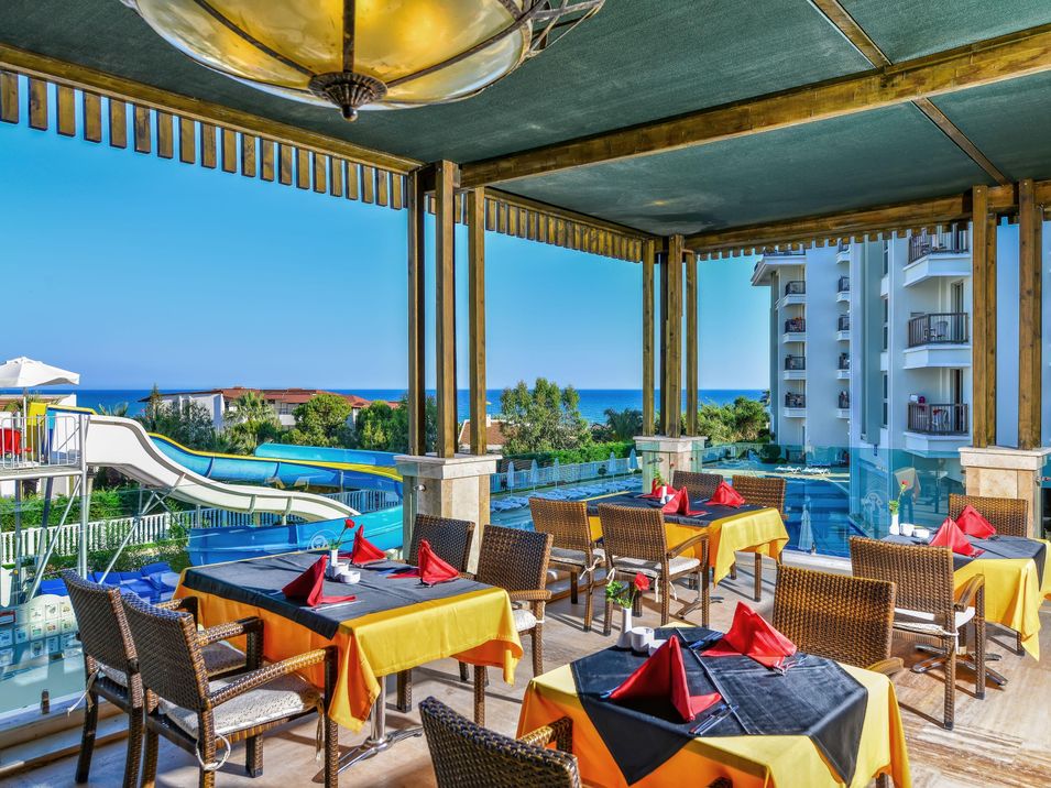 teren hotelu, restauracja
