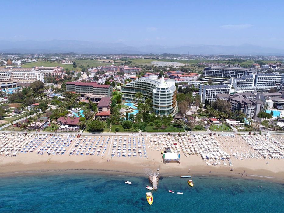 teren hotelu, plaża