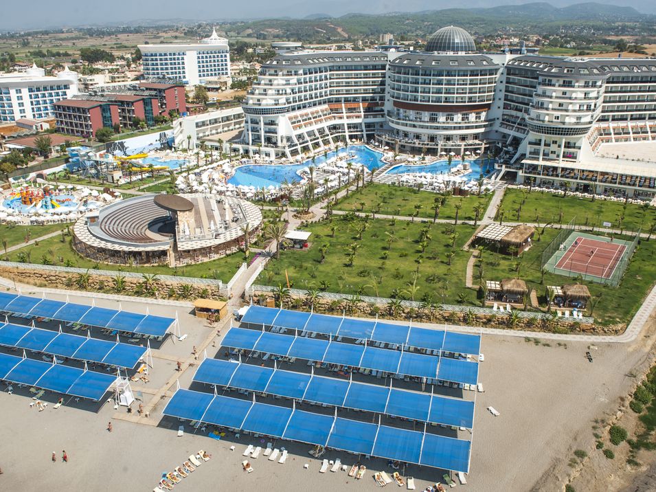 teren hotelu, plaża