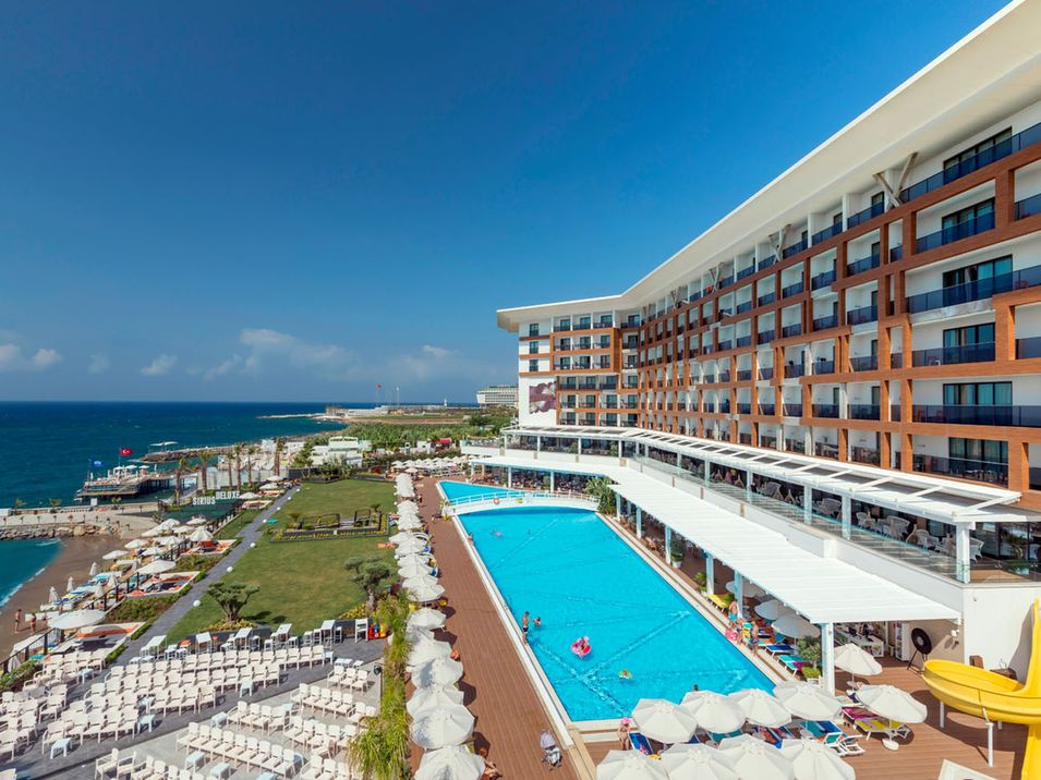 teren hotelu, plaża