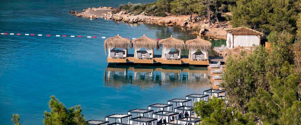teren hotelu, plaża