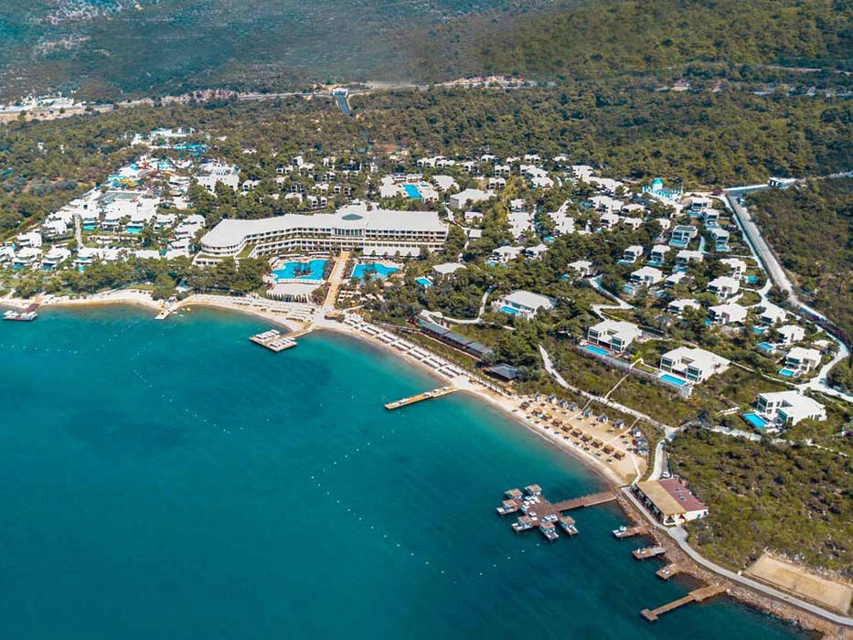 teren hotelu, plaża