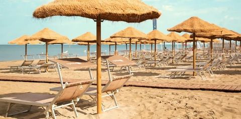 teren hotelu, plaża