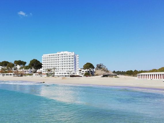 teren hotelu, plaża