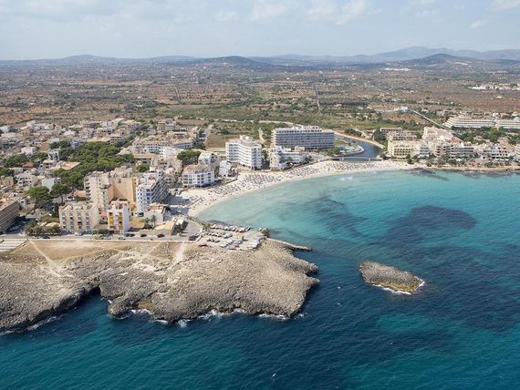 obiekt, teren hotelu, plaża