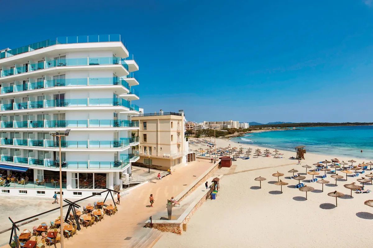teren hotelu, plaża