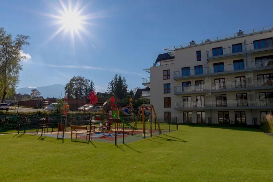 obiekt, plac zabaw, góry