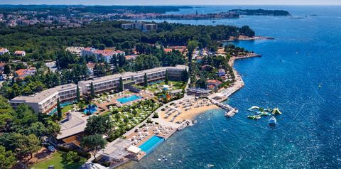 obiekt, teren hotelu, plaża