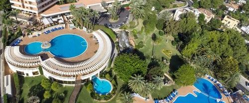 obiekt, teren hotelu