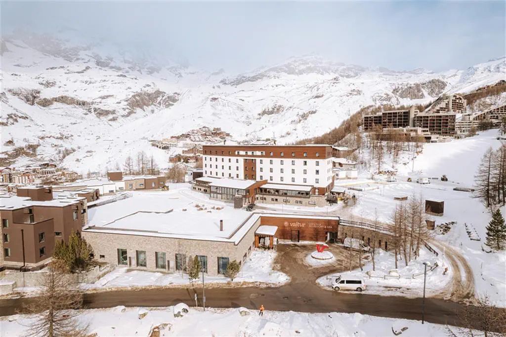 obiekt, teren hotelu, góry