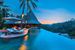 teren hotelu, basen, drink bar